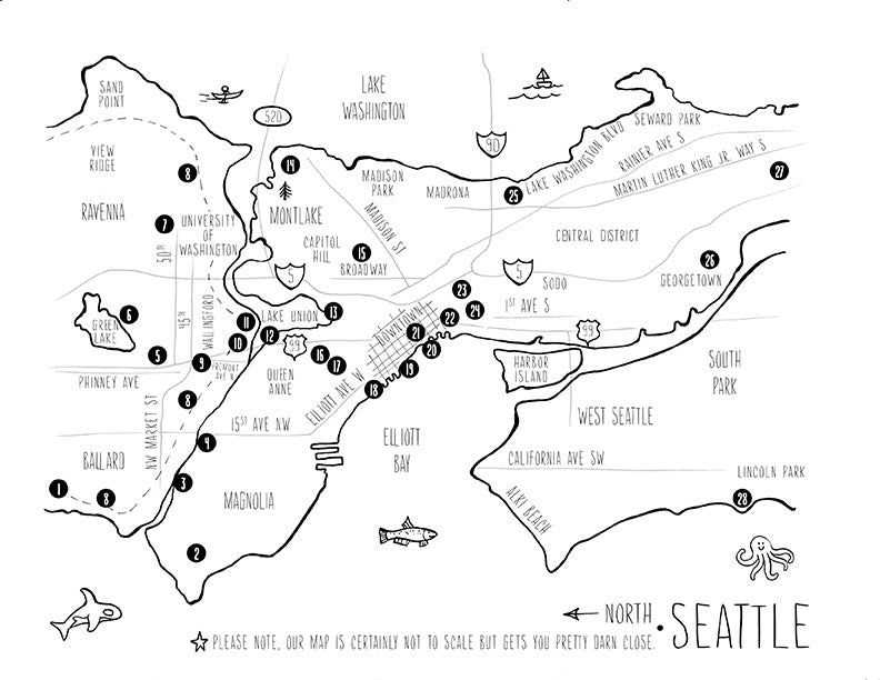 Map of Seattle